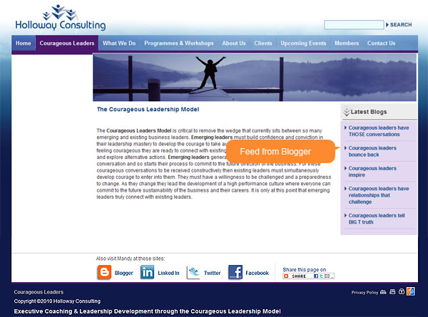 Blogger Feed - Holloway Consulting